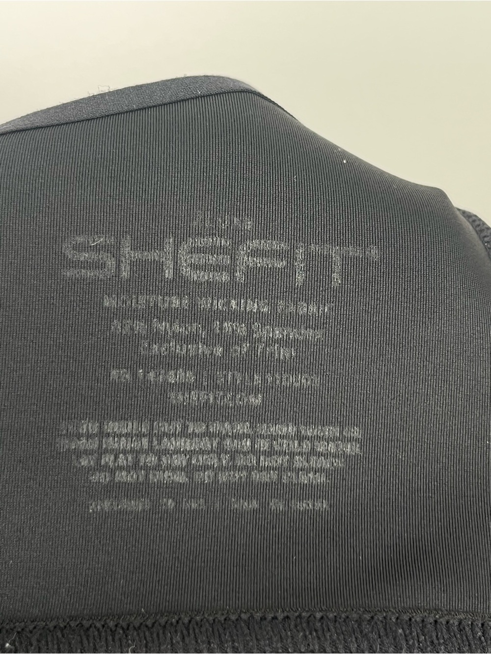 Shefit black Flex adjustable zip front sports bra, size 2Luxe. - Picture 5 of 7